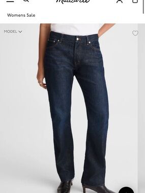 Madewell Dean Easy Straight Jeans